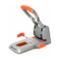 Perforatore HDC150 - max 150 fogli - 2 fori - passo 8 cm - grigio/arancio