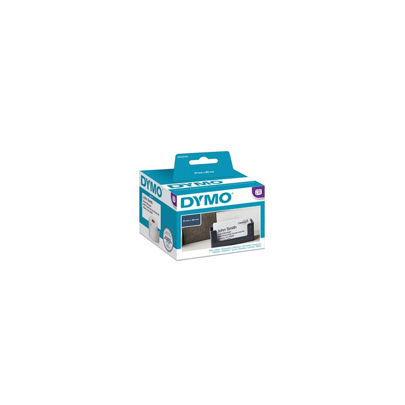 Rotolo 300 Etichette non Adesive per Badge 51x89mm X Dymo Lw