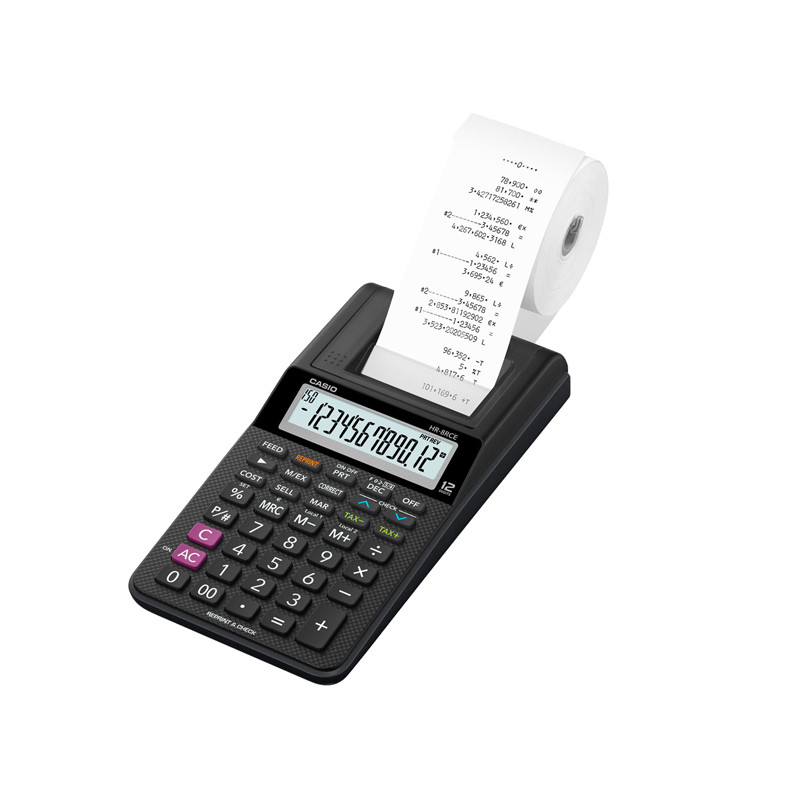 Calcolatrice scrivente HR-8RCE - 12 cifre