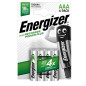 Blister 4 Pile Ricaricabili AAA - 1,2v - Energizer Power Plus