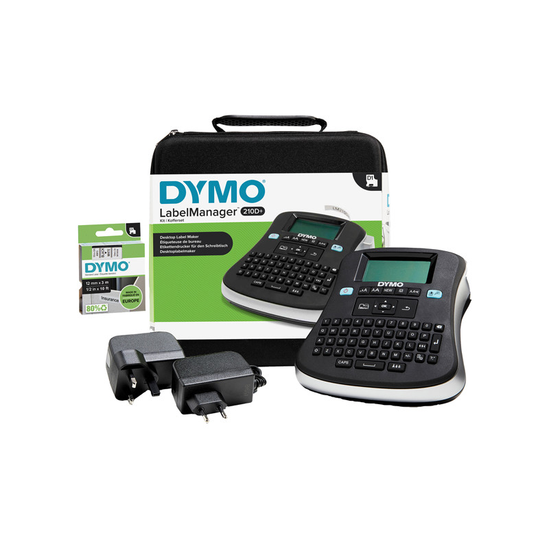 Kit Etichettatrice Labelmanager 210d - Nastro e Adattatore compresi