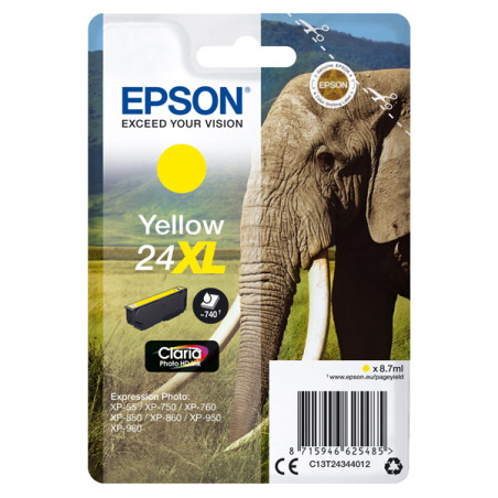 Cartuccia Ink Epson 24XL Elefante