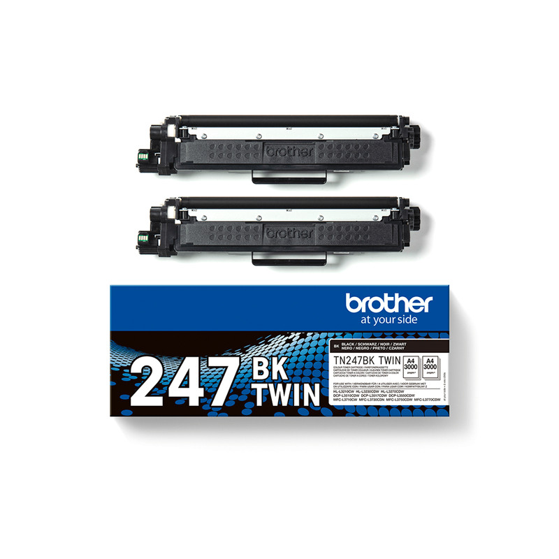 Toner Laser Brother TN-247 nero Combo 2-pack
