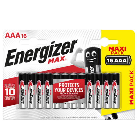 Blister 16 pile ministilo AAA - Energizer Max