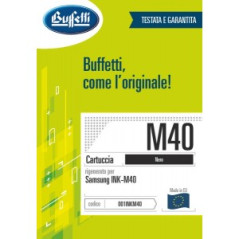 Cartuccia InkJet Compatibile Rigenerata Samsung M40 Nero 18ml 750pg