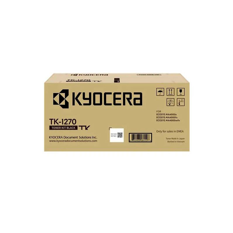 Toner Laser nero Kyocera-Mita TK-1270 10.000pg