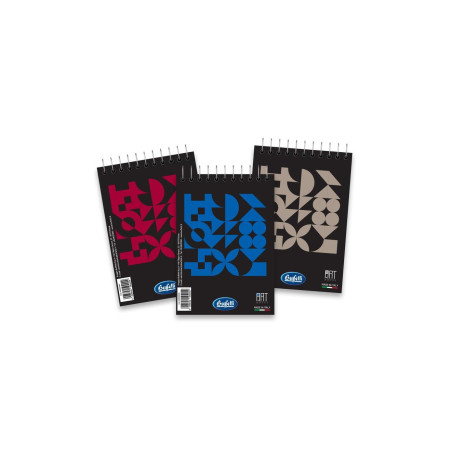 Blocco notes con Spirale Linea Art - Quadretto 5 mm - 60 Fogli da 80g/mq