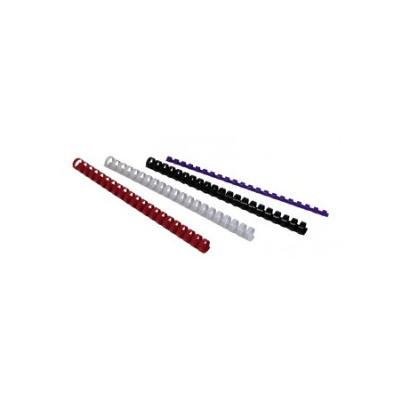 Dorsi Plastici Mm. 6 - Nero - 100 pezzi.