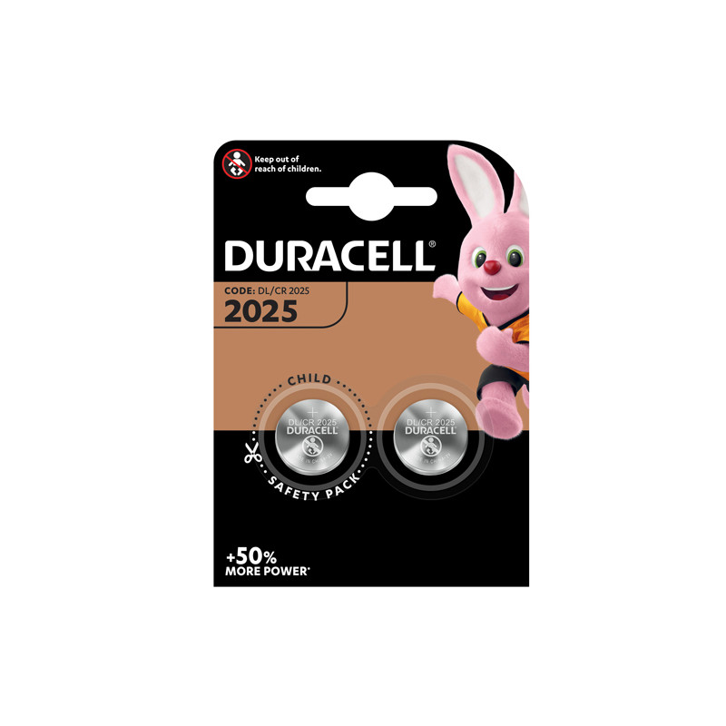 Blister 2 Micropila CR2025 - 3V - a pastiglia - litio