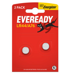 2 Micropile a Pastiglia Eveready LR44/A76 - 1,5 V - Litio