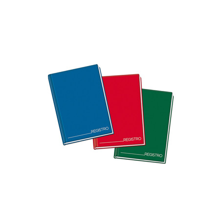 Registro cartonato -Formato A4 - 210 x 297mm - 96 fogli da 70 gr