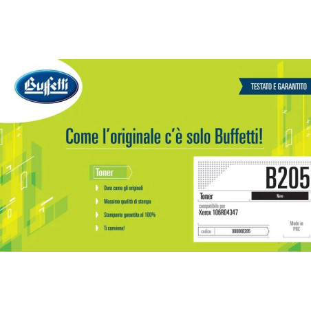 Toner Laser Compatibile Xerox B205/10/15 nero 3000pg