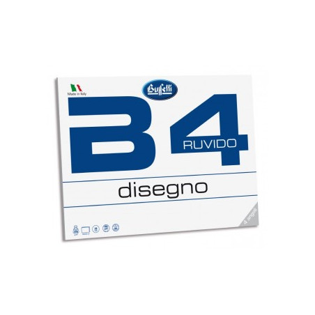 Blocco Disegno B4 Ruvido 24x33 220 Gr -4 Angoli
