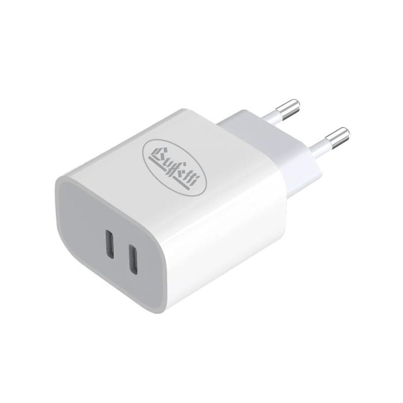 Caricatore da Rete 2 Type-C 20W 2,1A