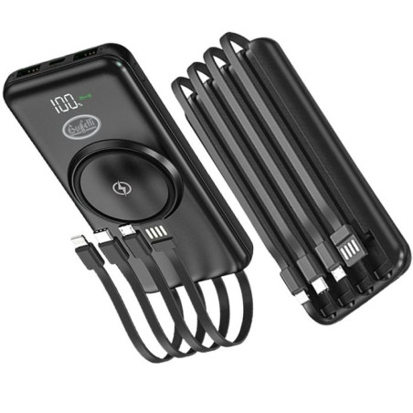 PowerBank 10000 mAh con cavo integrato 3in1