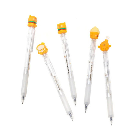Penna gel a scatto cancellabile FriendsPen - tratto fine - colore blu