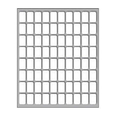 Etic.10fg F.to 16x10 N.800 N. 80 Etich X Foglio