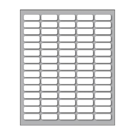 Etic.10fg F.to 21x8 N.750 N. 75 Etich X Foglio