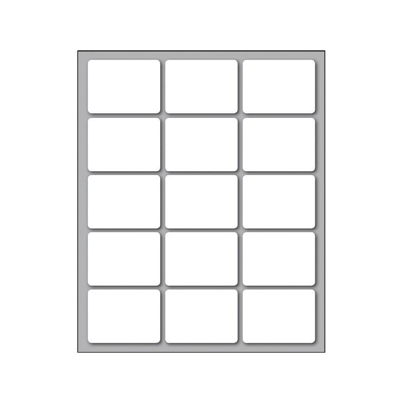 Etic.10fg F.to 37x27 N.150 N. 15 Etich X Foglio