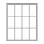 Etic.10fg F.to 46x27 N.120 N. 12 Etich X Foglio