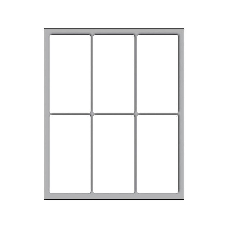 Etic.10fg F.to 70x37 N.60 N. 6 Etich X Foglio