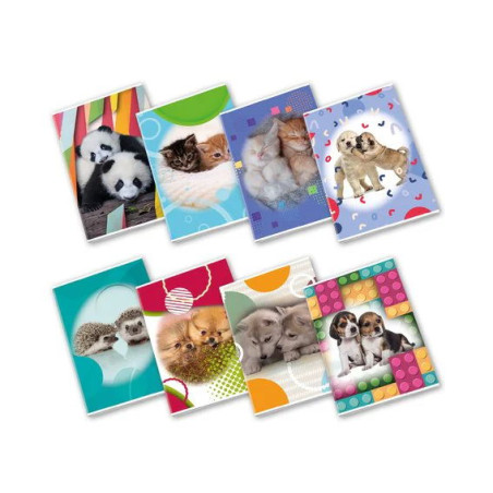 Maxiquaderno PUPPY - 40 Fogli da 80 gr - Copertine Assortite