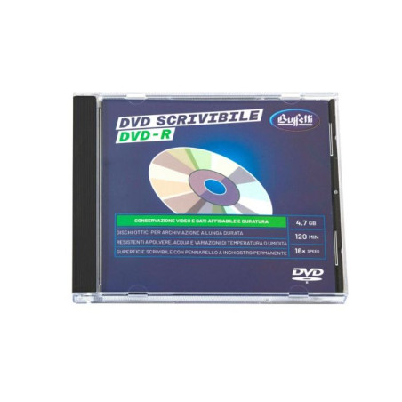 DVD-R - 4,7 GB - jewel case - Silver