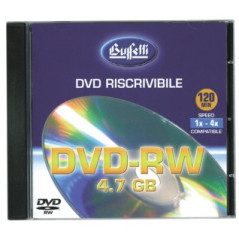 DVD-RW riscrivibile - 4,7 GB - jewel case - Silver