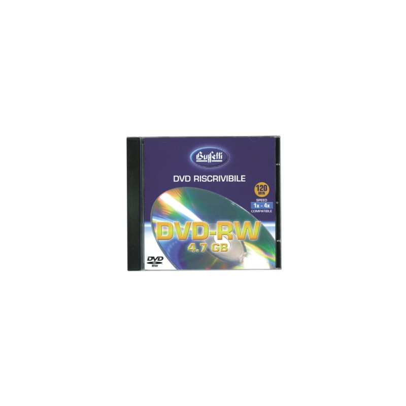 DVD-RW riscrivibile - 4,7 GB - jewel case - Silver