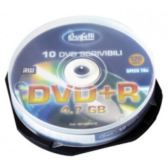 DVD+R - 4,7 GB - spindle da 10 - Silver