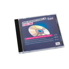 DVD+RW riscrivibile - 4,7 GB - jewel case - Silver