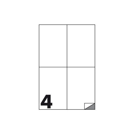 Etichette multifunzione conf. 100fg - F.to 105x148,5 N.400