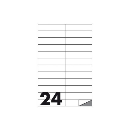 Etichette multifunzione conf. 100fg - F.to 105x25 N.2400