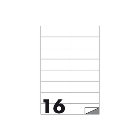 Etichette multifunzione conf. 100fg - F.to 105x37 N.1600