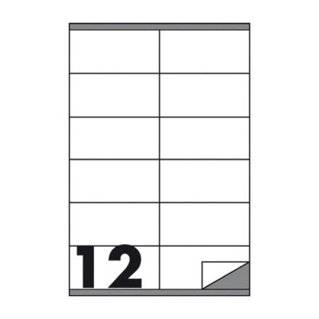 Etichette multifunzione conf. 100fg - F.to 105x48 N.1200