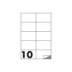 Etichette multifunzione conf. 100fg - F.to 105x59 N.1000