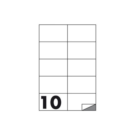 Etichette multifunzione conf. 100fg - F.to 105x59 N.1000