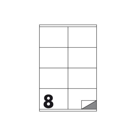 Etichette multifunzione conf. 100fg - F.to 105x72 N.800