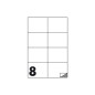 Etichette multifunzione conf. 100fg - F.to 105x74 N.800