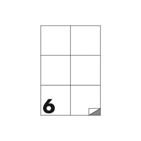 Etichette multifunzione conf. 100fg - F.to 105x99 N.600