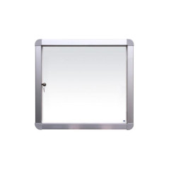 Bacheca con anta battente Orizzontale, anta in plexiglass, dimensioni 55X75 cm.