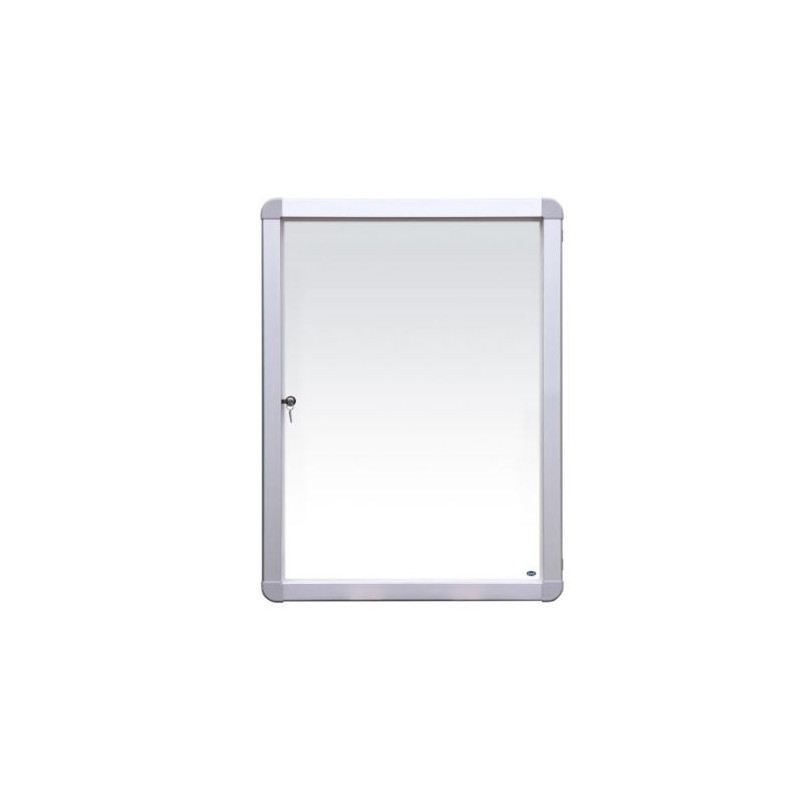 Bacheca con anta battente Verticale, Anta in Plexiglass - Dimensioni 110x80 cm.