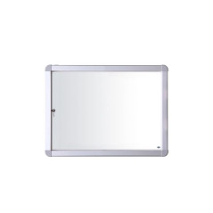 Bacheca Orizzontale con Anta Battente in Plexiglass - Dimensioni 80x110 Cm.