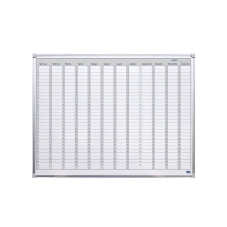 Planning magnetico annuale - 60x90 cm