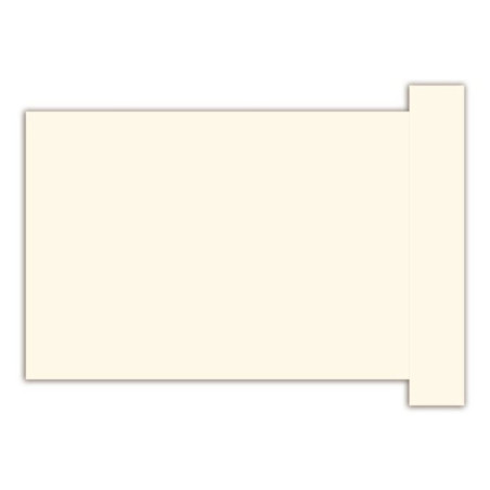 Scheda a T, indice 3 - Scheda bianca - 12x9,25 cm