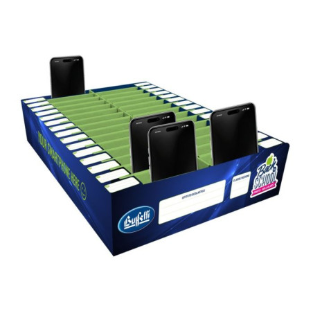 Contenitore per Cellulari in Cartone - 30 Alloggiamenti Scuola -26,5x38,5x8 Cm