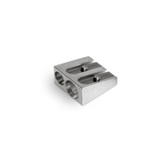 Temperamatite 2 Fori in Metallo Cuneiforme Art.020