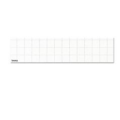 Confezione da 50 Fogli Carta LEONA - Formato 70x100 Bianca da 120 Gr - Quadrettatura 10mm Ambo i Lati
