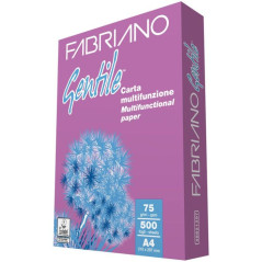Confezione 5 Risme Carta per Fotocopie Fabriano Gentile - Formato A4 - 21x29,7 Cm - 75 G