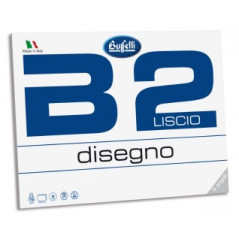 Blocco Disegno B2 Ruvido 24x33 110 G -4 Angoli